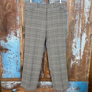 Worthington Modern Fit Black & White Tweed Trouser Pant